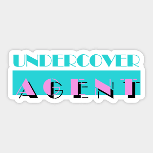 Undercover Agent Sticker